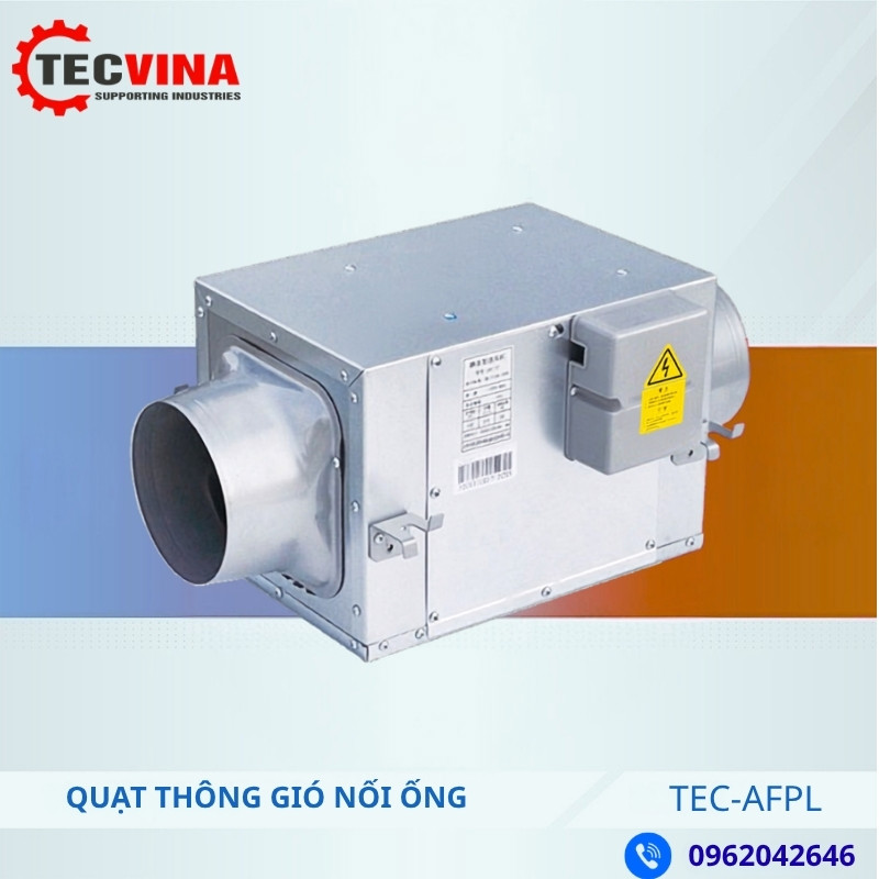 QUẠT THÔNG GIÓ NỐI ỐNG TEC-AFPL